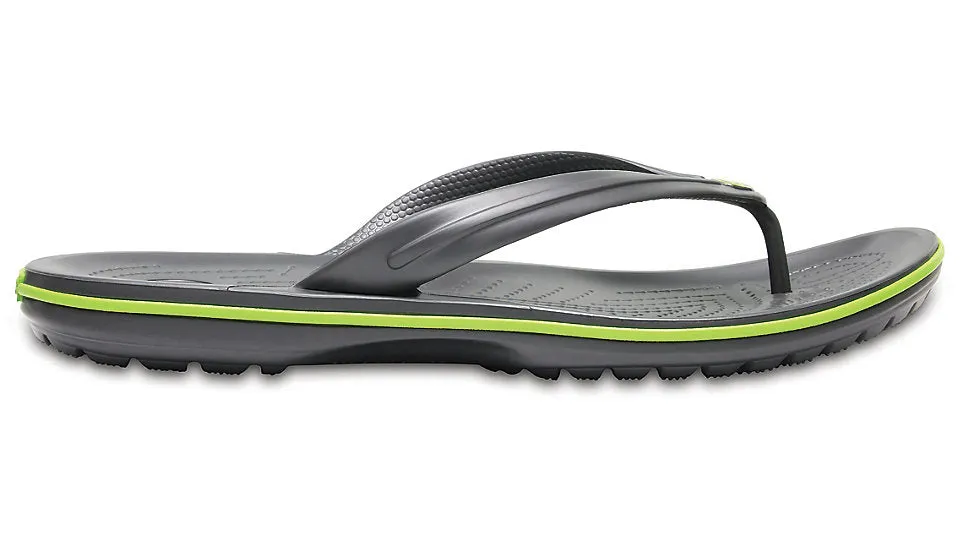 Crocs Crocband Flip Graphite Volt Green