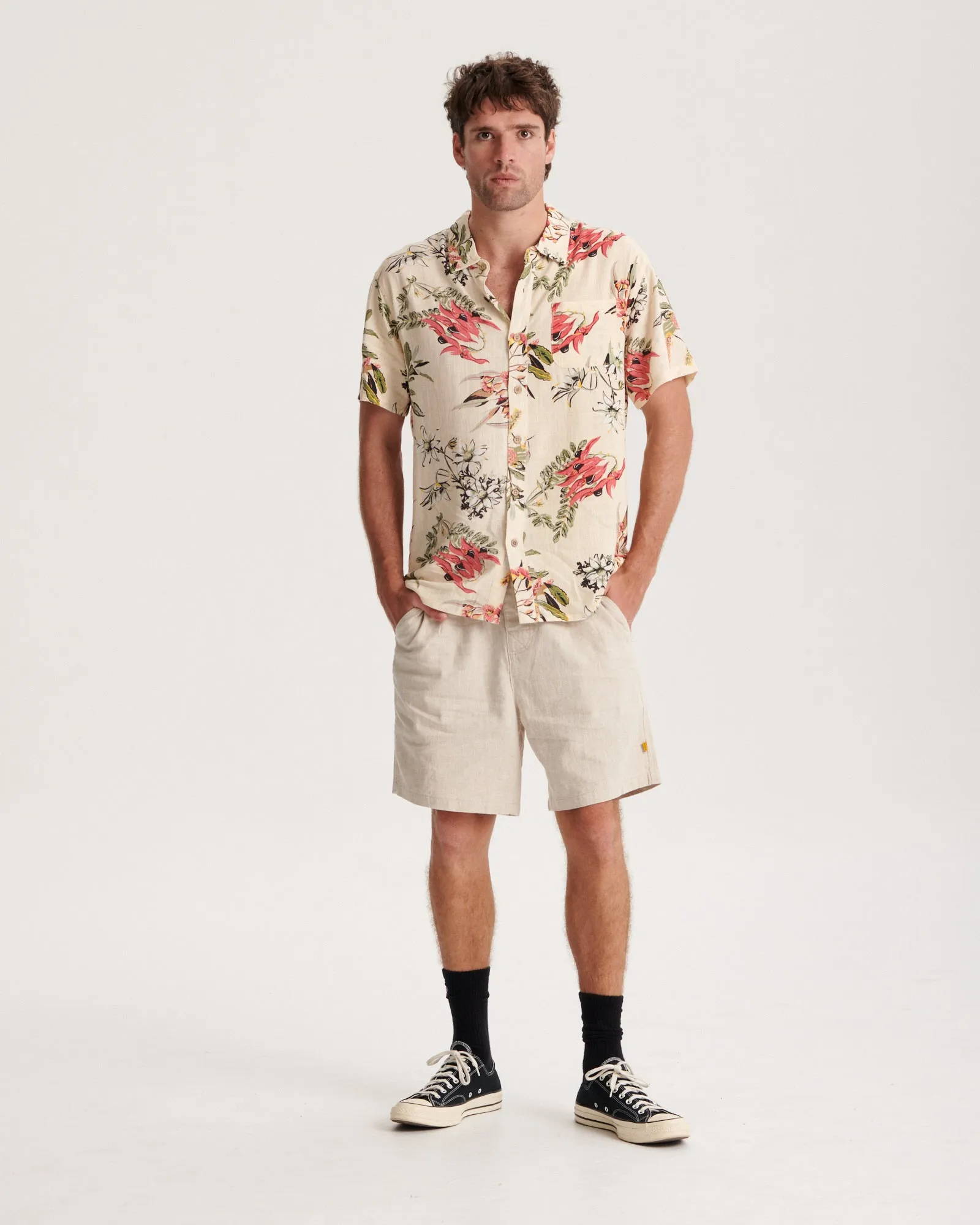 Cruiser Linen Short - Ecru