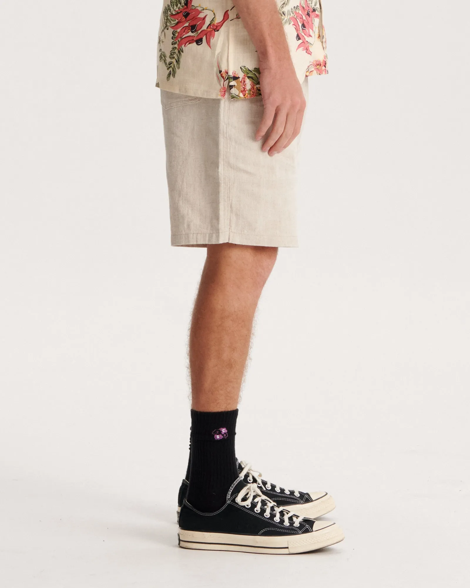 Cruiser Linen Short - Ecru