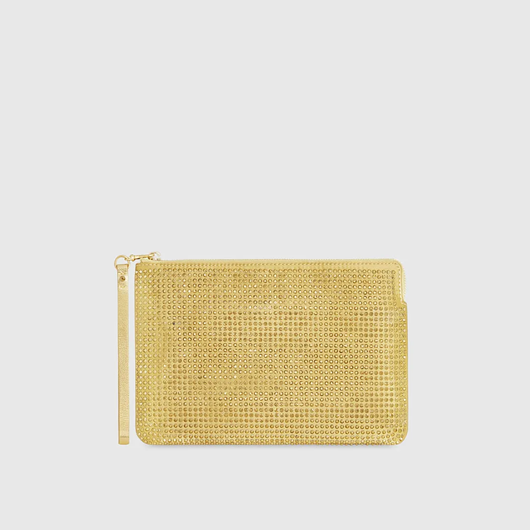 Crystal Studded Wristlet