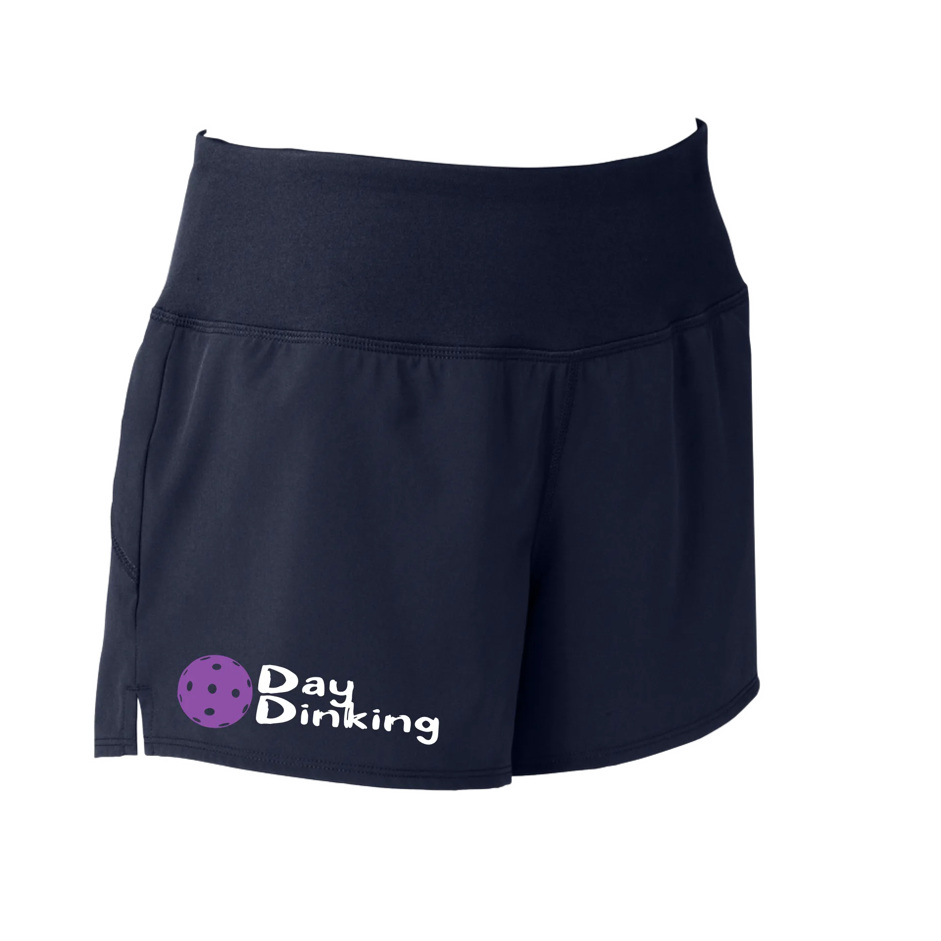 Day Dinking (Pickleball Colors Purple Rainbow White Yellow Red) | Women's Pickleball Shorts