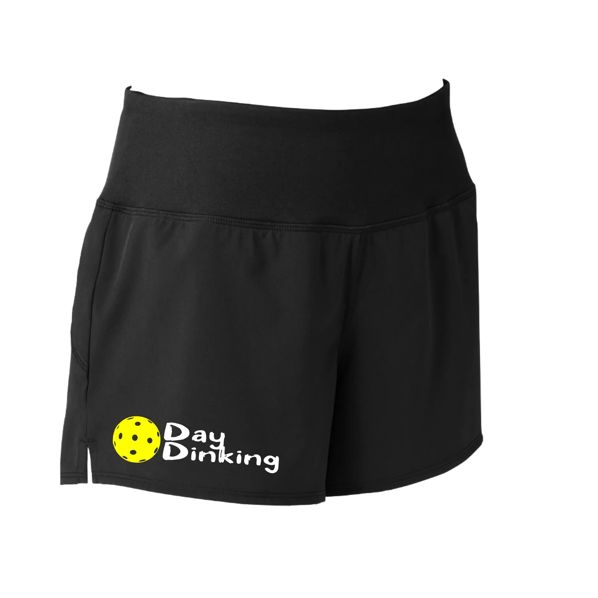 Day Dinking (Pickleball Colors Purple Rainbow White Yellow Red) | Women's Pickleball Shorts