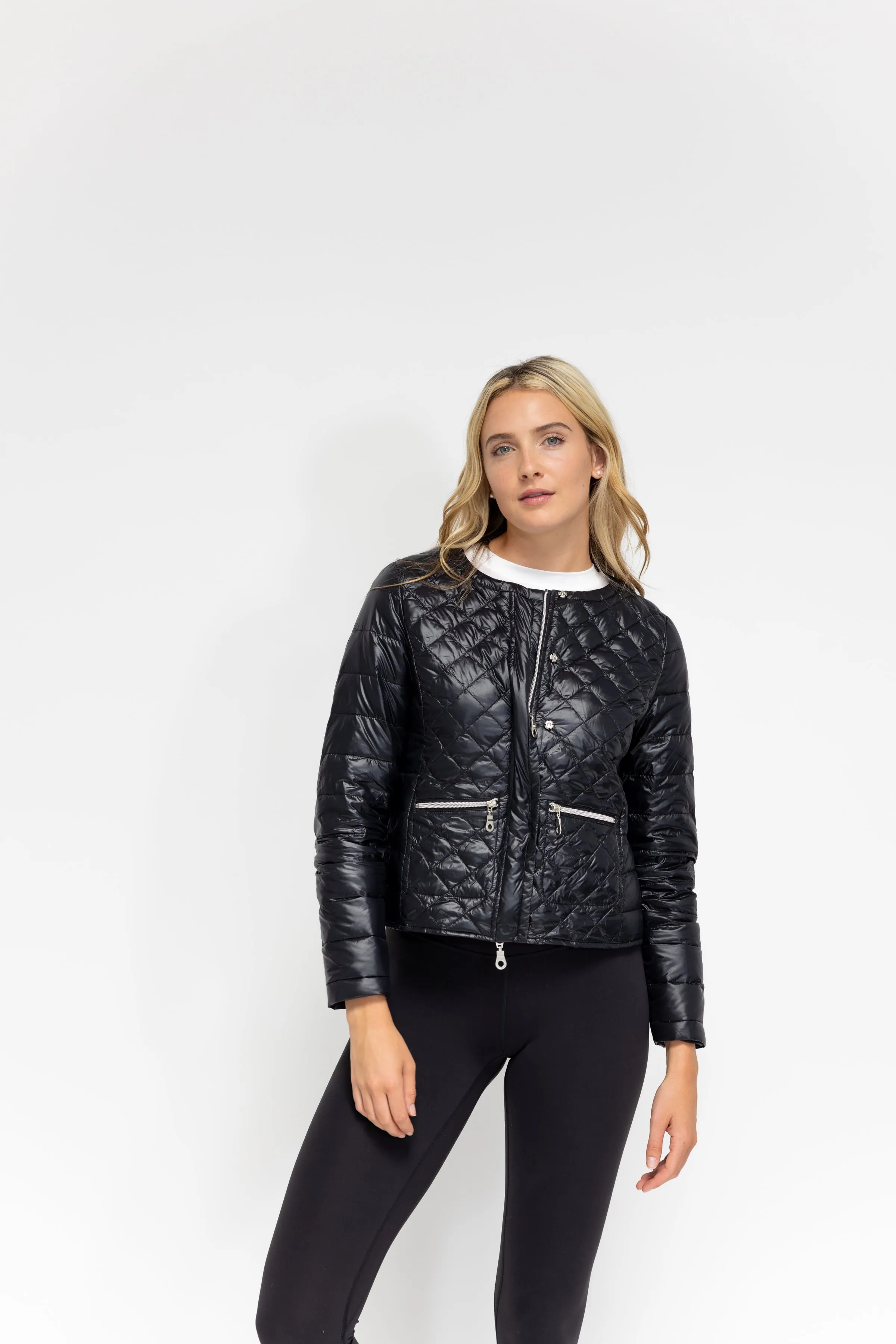 Diamond Quilted Travel Jacket