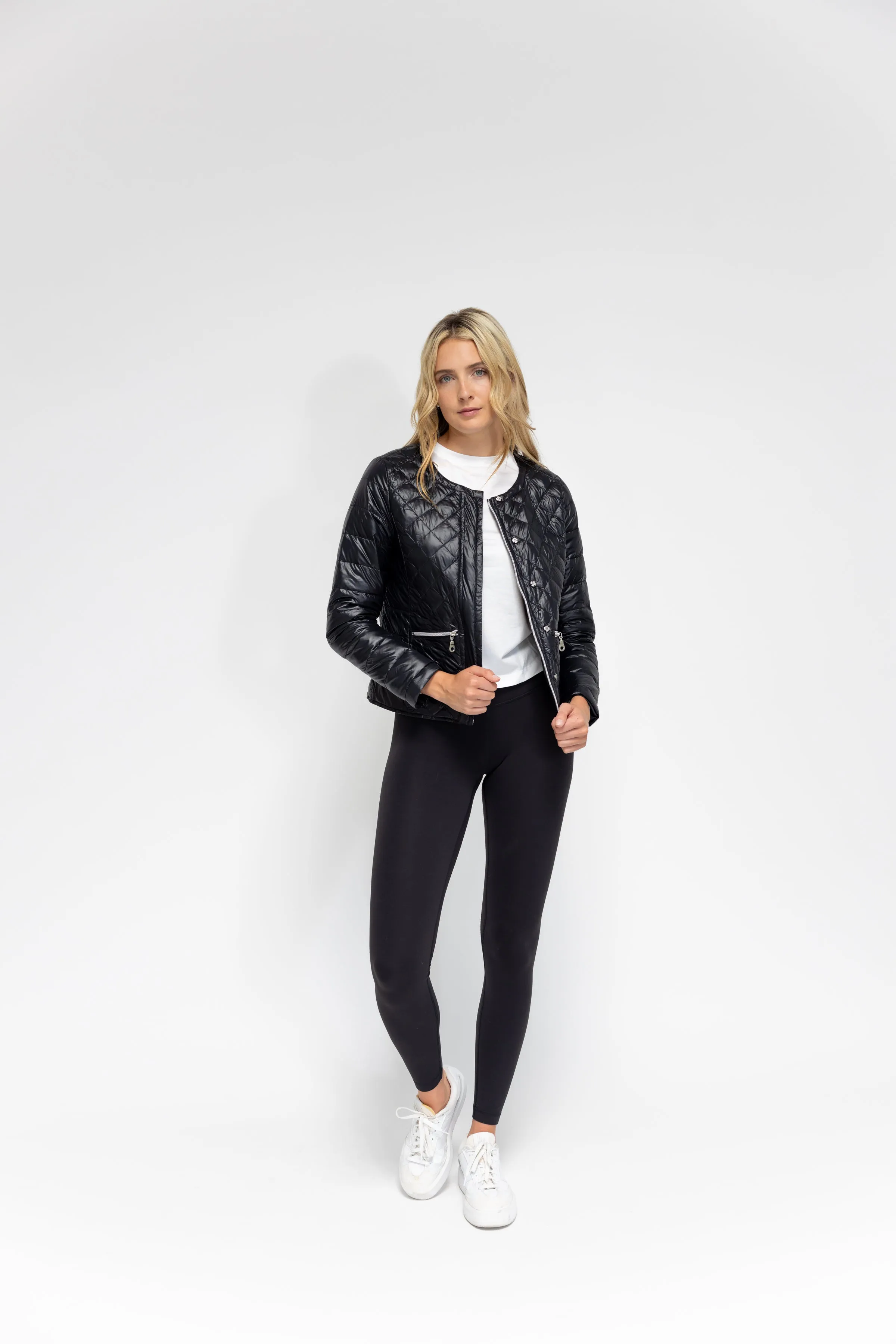 Diamond Quilted Travel Jacket