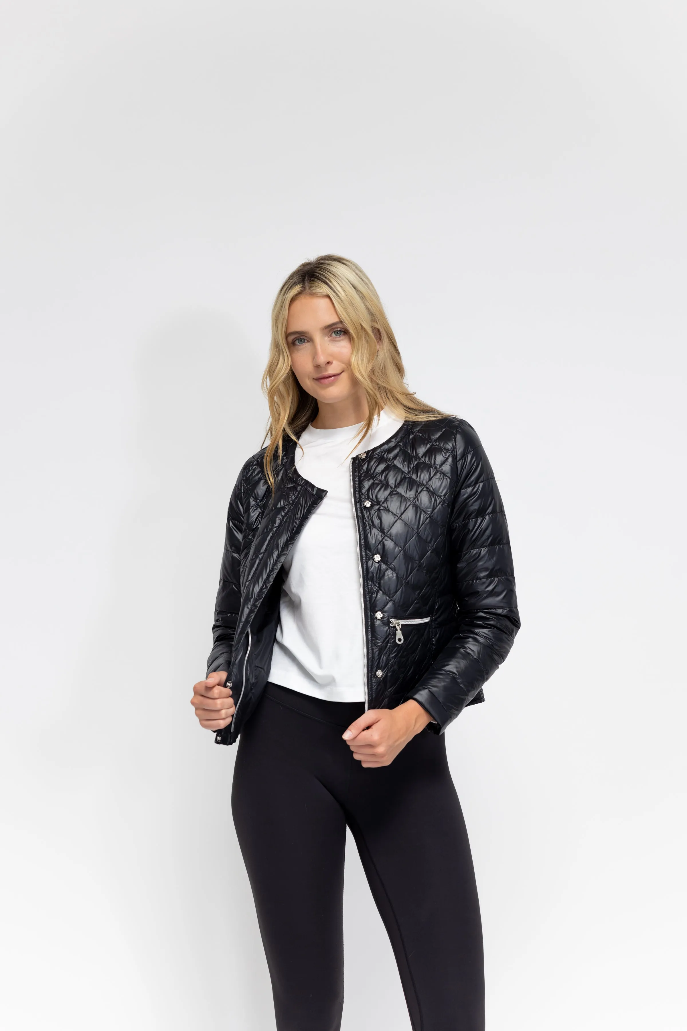 Diamond Quilted Travel Jacket