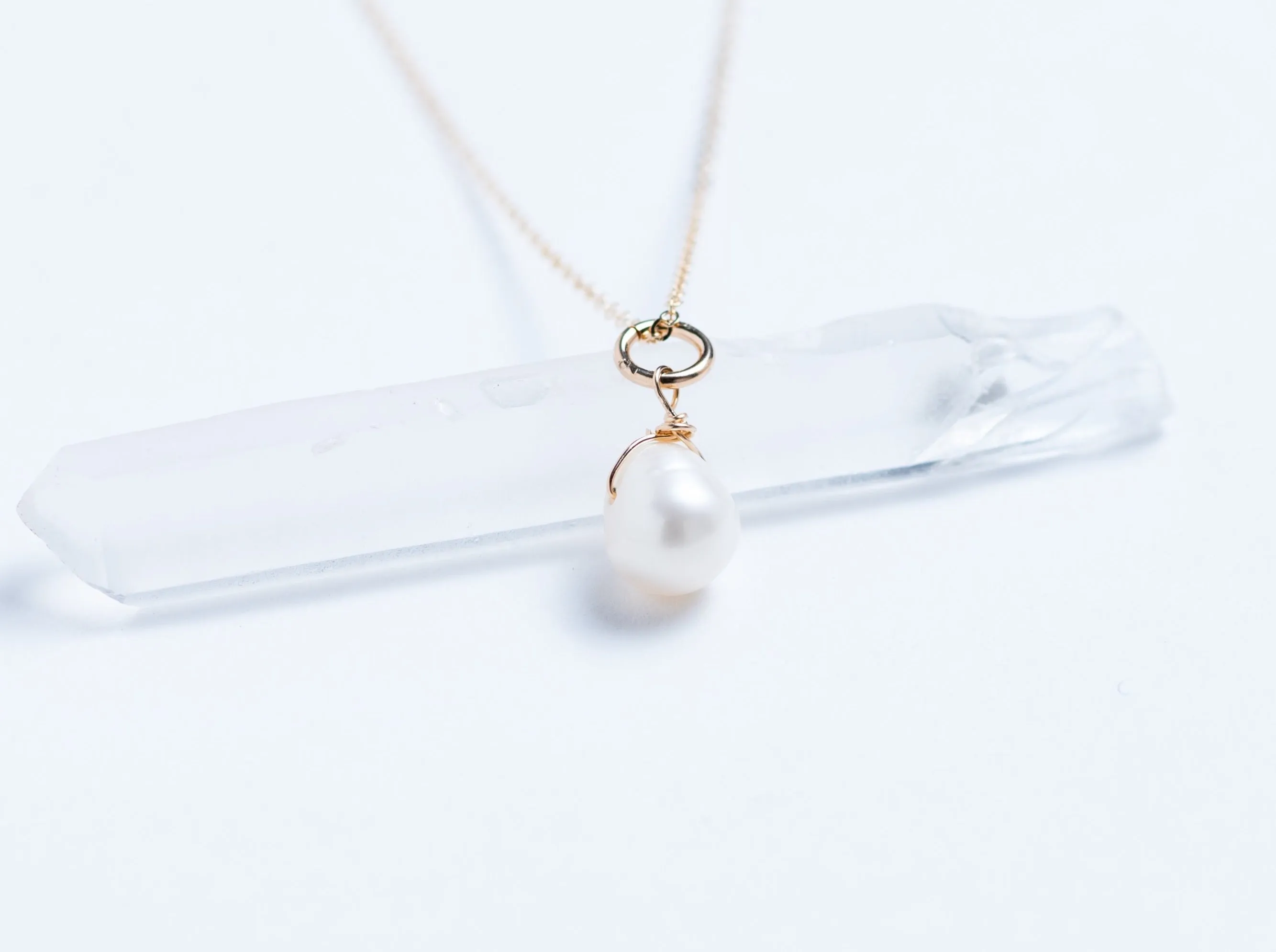 Drop Freshwater Pearl Necklace