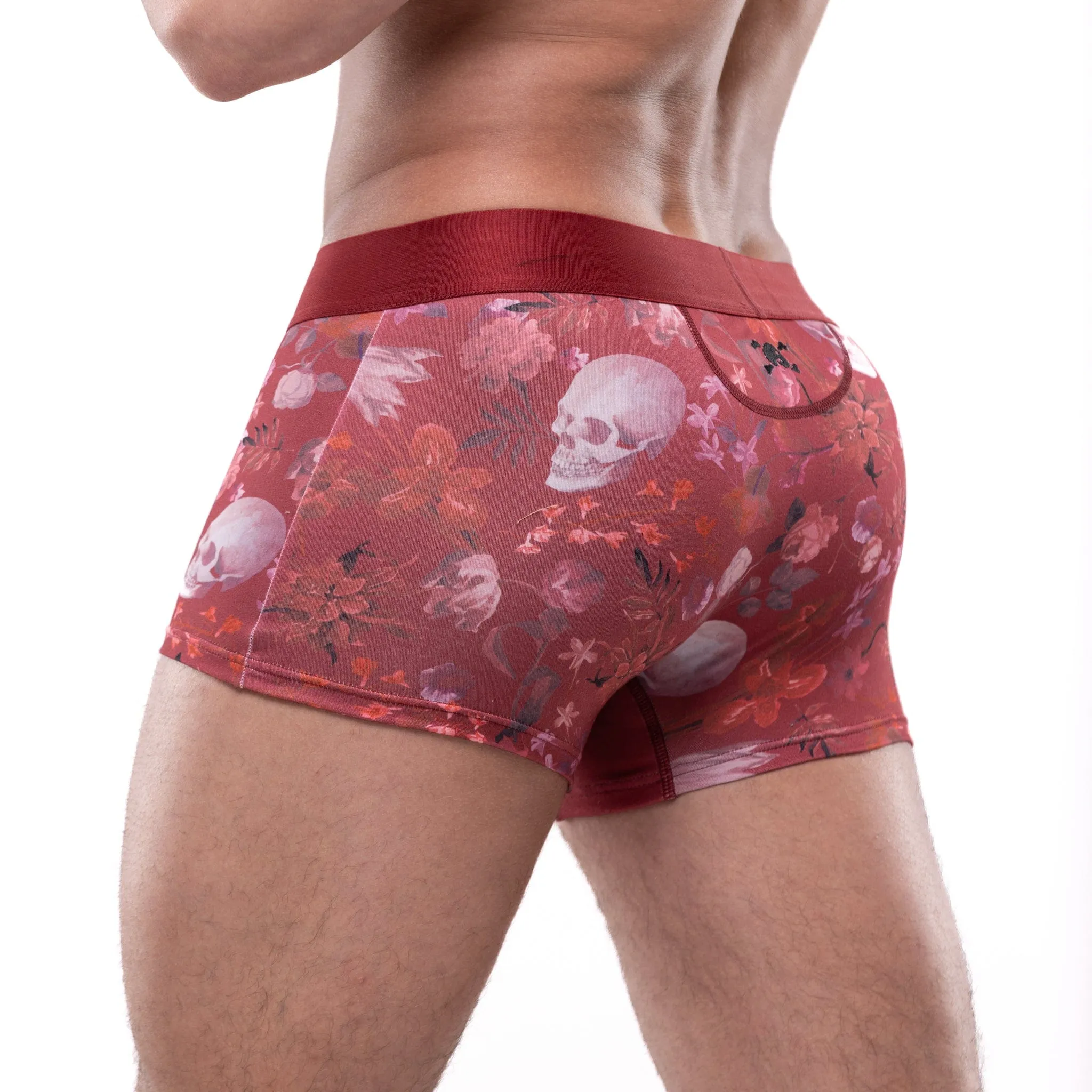 Dutch Floral Trunk Red