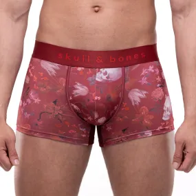 Dutch Floral Trunk Red