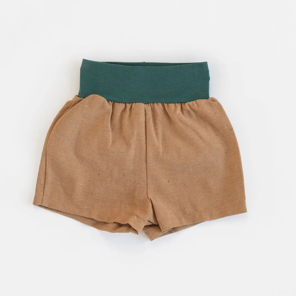 Easy Short in Fawn Linen