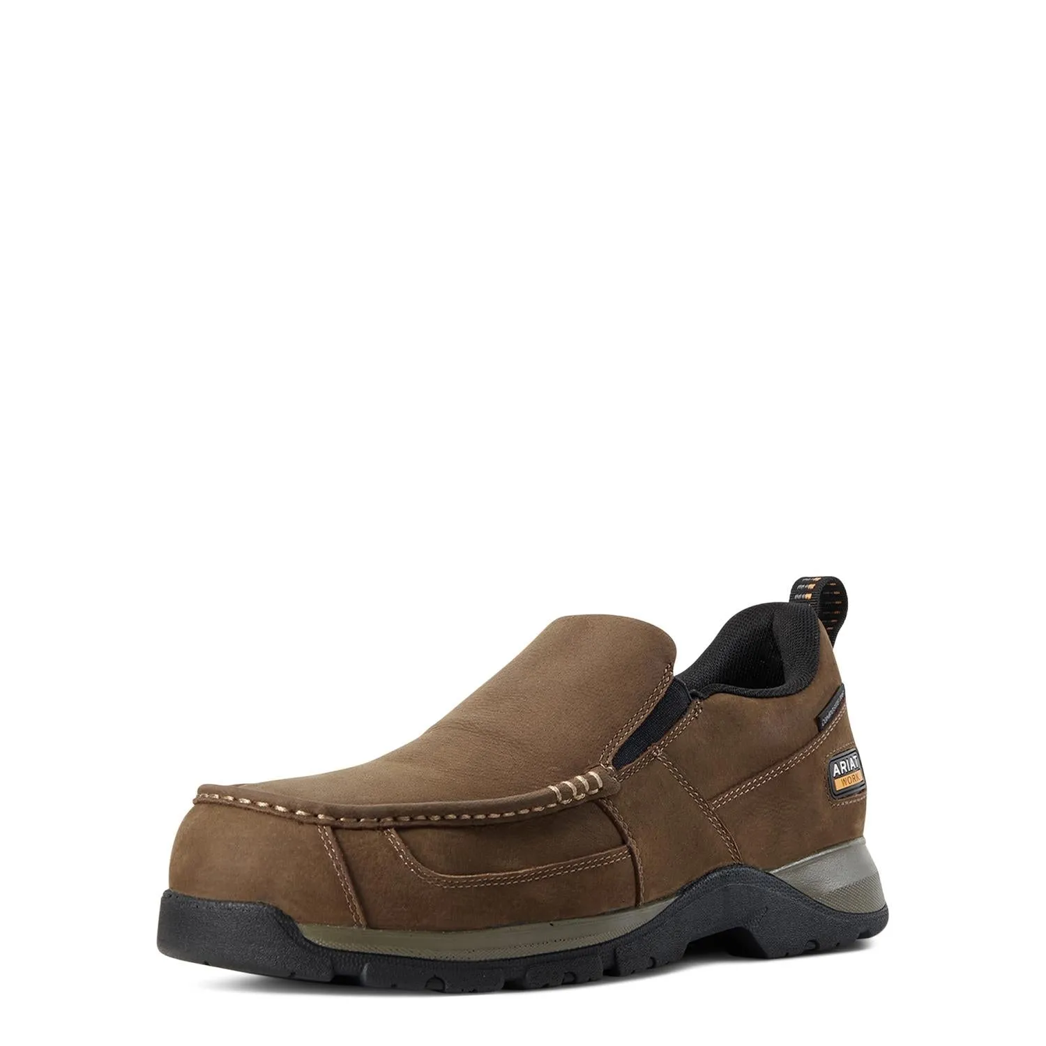 Edge LTE Slip-On SD Composite Toe Work Shoe Dark Brown