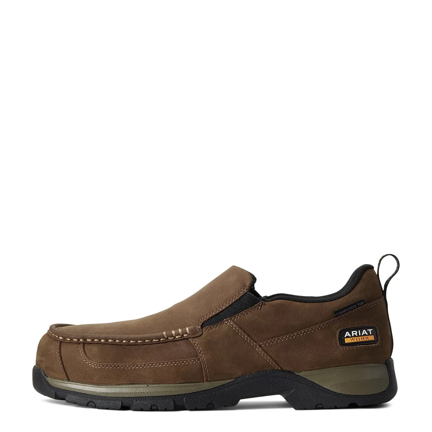 Edge LTE Slip-On SD Composite Toe Work Shoe Dark Brown