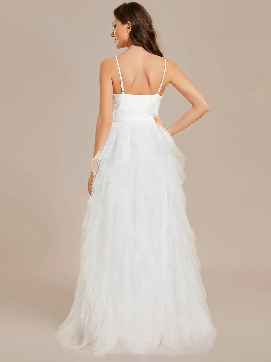 Elegant Pure Sequins Lace Sweetheart Neck Wholesale Wedding Dresses