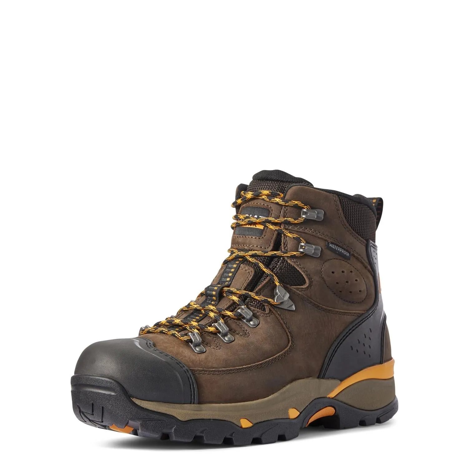 Endeavor 6in Waterproof Work Boot Chocolate Brown