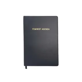 Feminist Agenda Lined Journal - Black