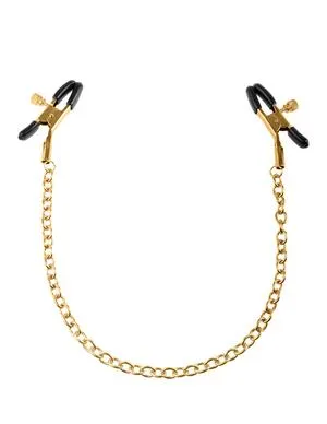 Fetish Fantasy Gold Chain Nipple Clamps