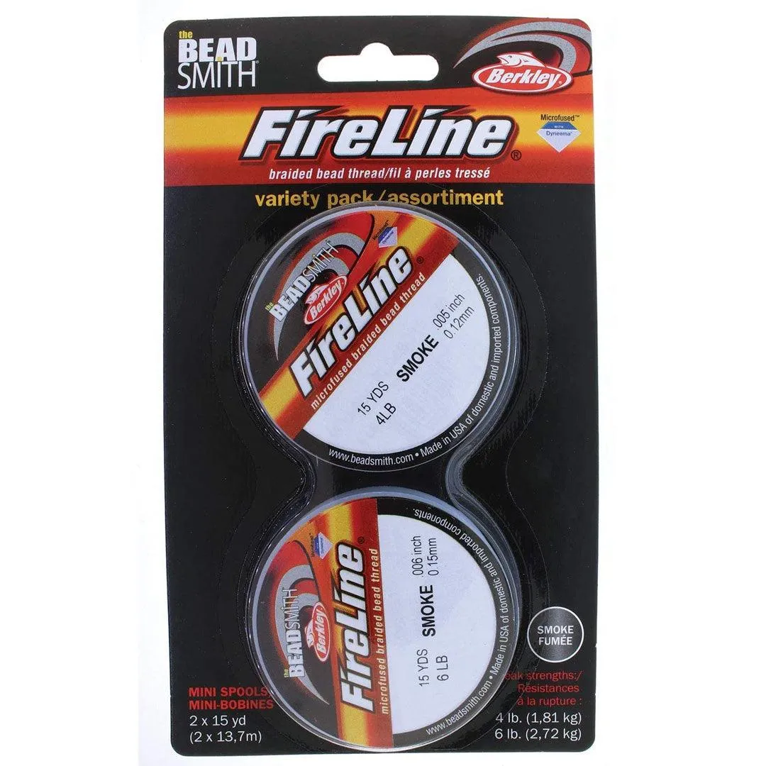 Fireline 2pk 4 & 6 lb  15 yds per spool