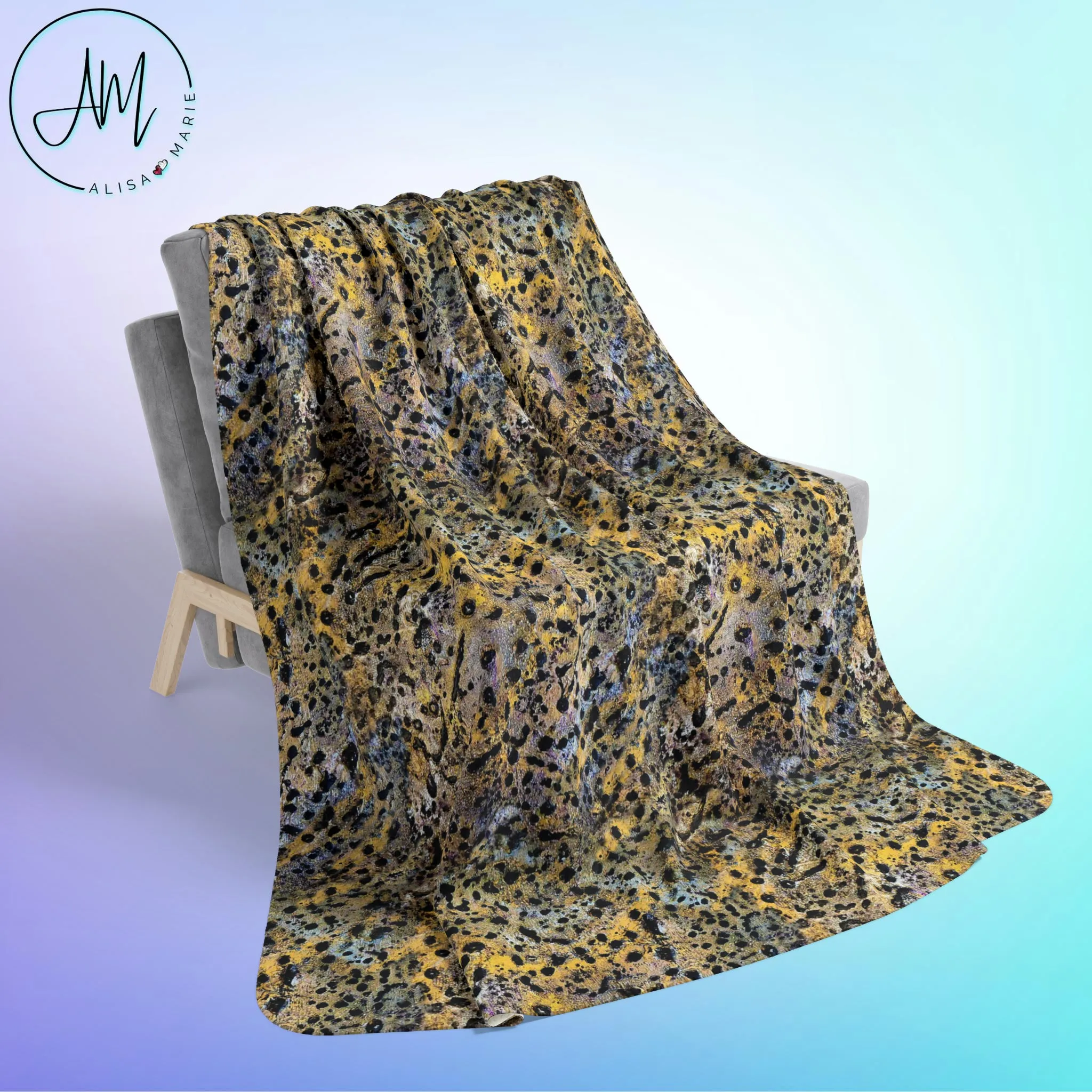 Fleece Sherpa Blanket - Leopard 🐆