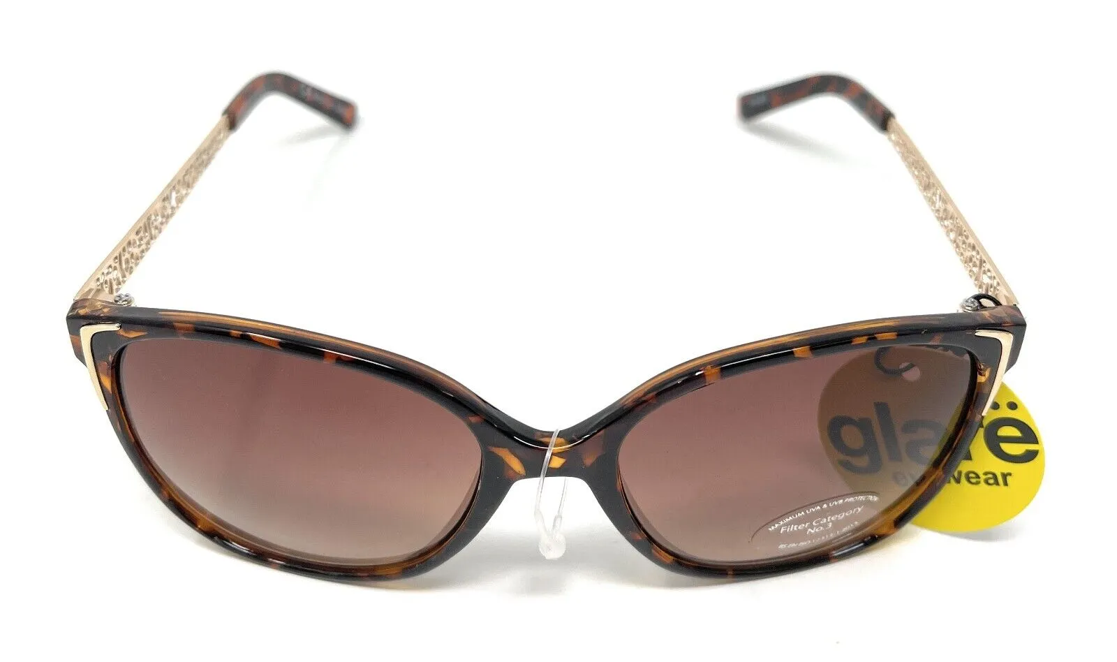 Glare Sunglasses Fashion Tortoise Shell Frame Tinted Lens 100% UVA UVB 1RHS85