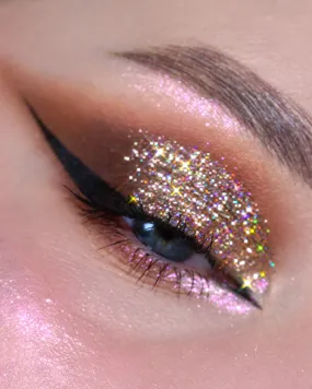 Golden Rose Holographic Glitter