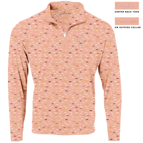 Golf Mid Century Nostalgia Men's Quarter Zip