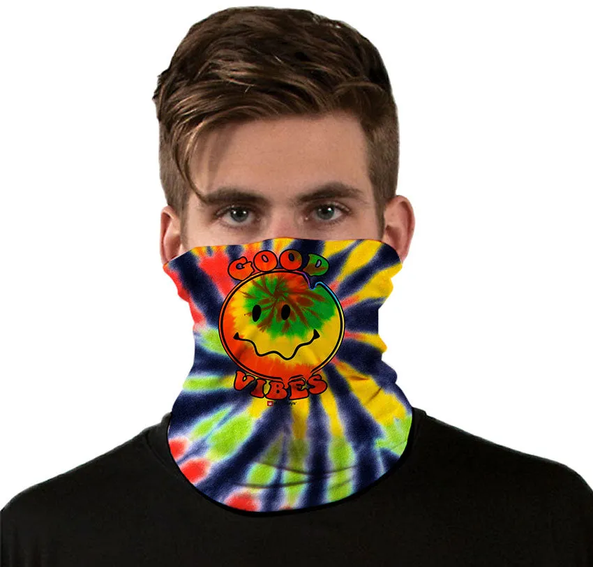 Good Vibes Happy Face Neck Gaiter