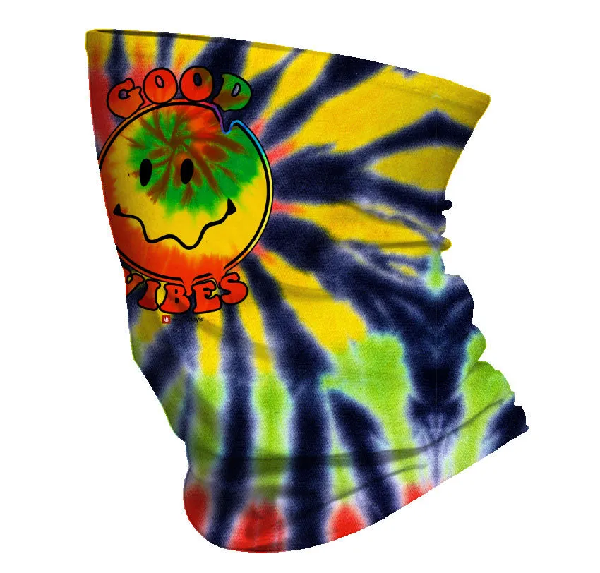 Good Vibes Happy Face Neck Gaiter