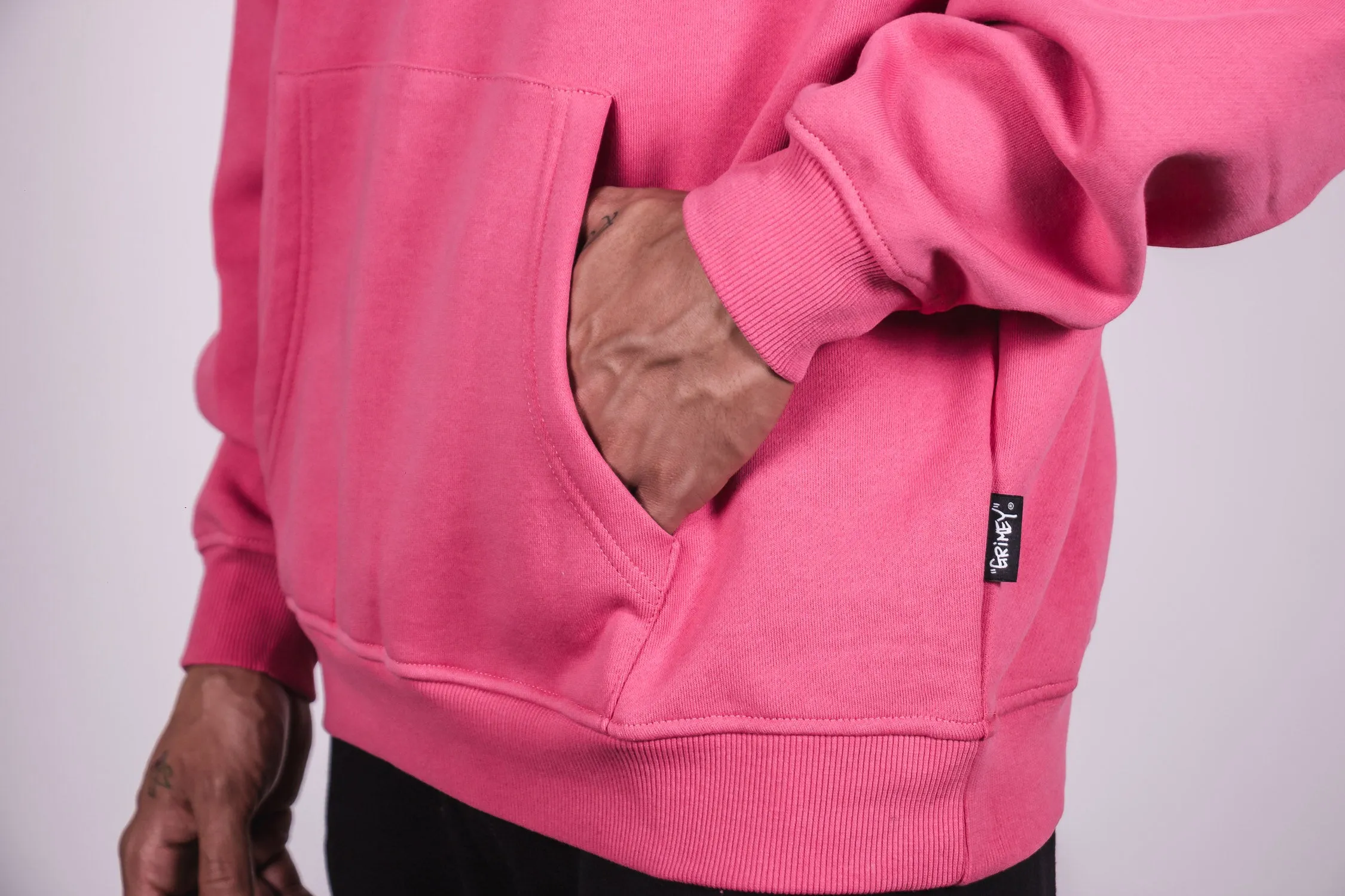 Grimey Liveution Hoodie Pink