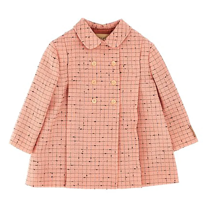 GUCCI Damier Wool Coat