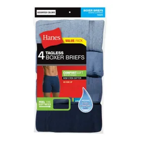 Hanes Men's Comfortsoft Boxer Brief 4 Pack