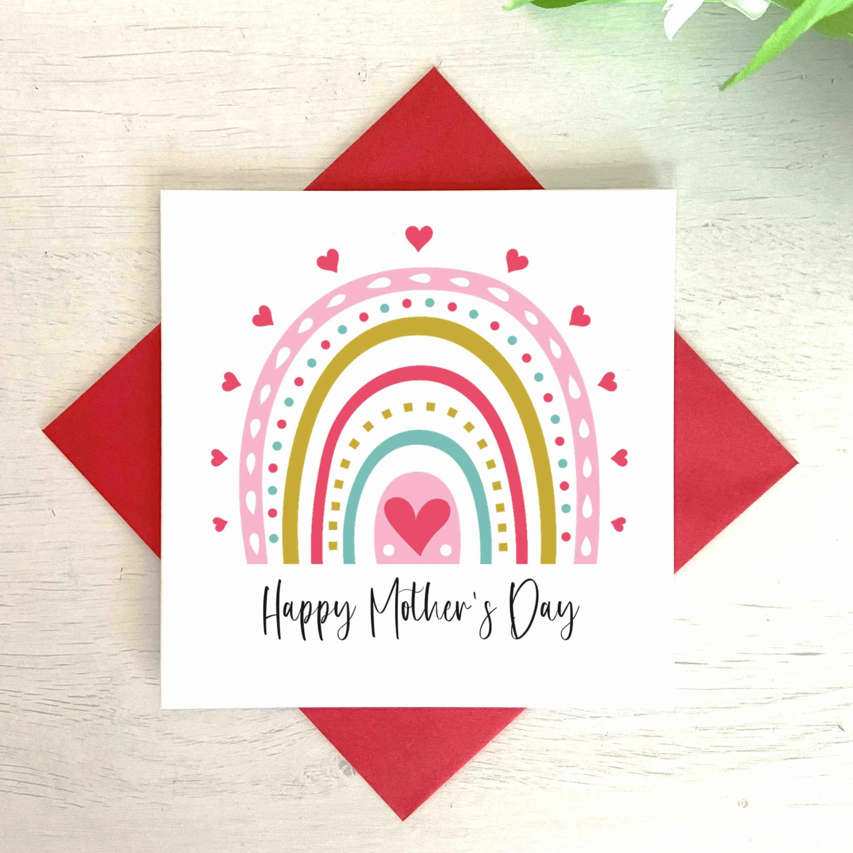 Happy Mother's Day Rainbow Card