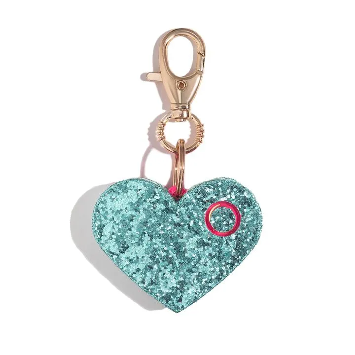 Heart Rhinestone Personal Alarm with LED