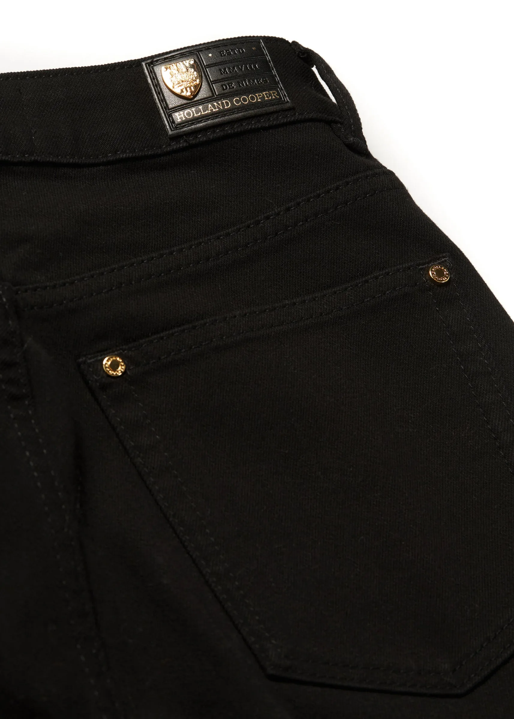 High Rise Slim Jean (Stay Black)