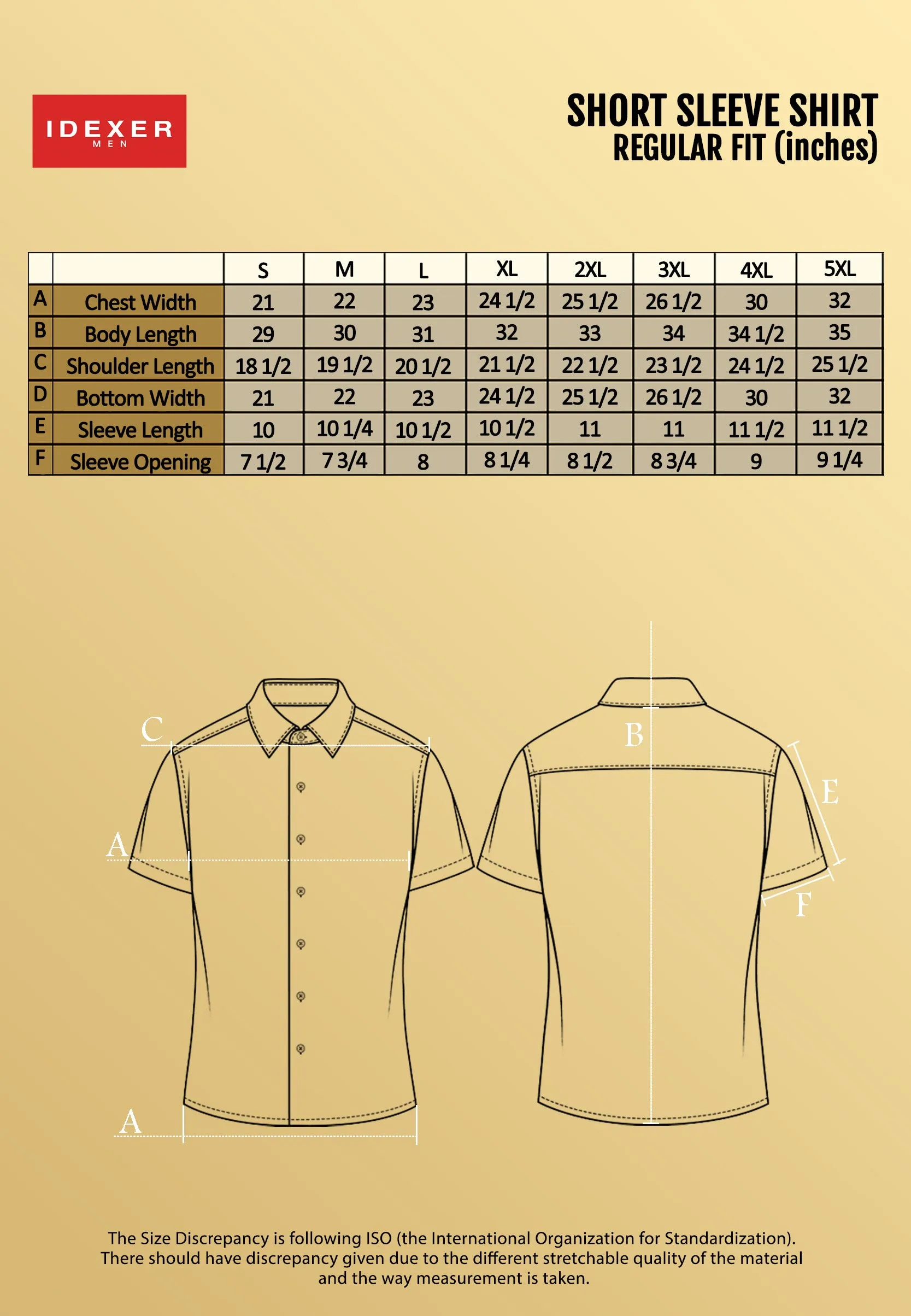 IDEXER SHORT SLEEVE SHIRT [REGULAR FIT] ID0241