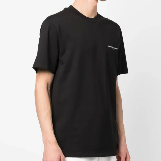 IH NOM UH NIT Paris Chest Logo Tee Black NUS23201