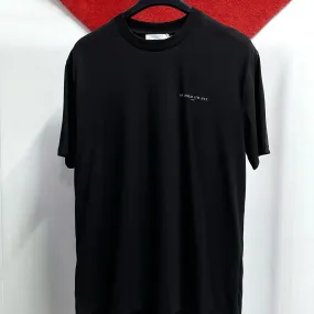 IH NOM UH NIT Paris Chest Logo Tee Black NUS23201