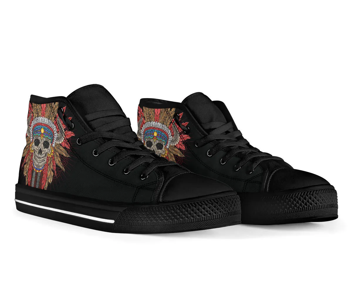 Indian Skull - High Tops