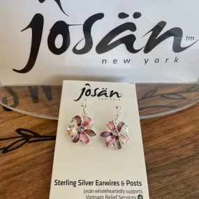 Josan SSW Stargazer Lily w/ Crystal Earrings