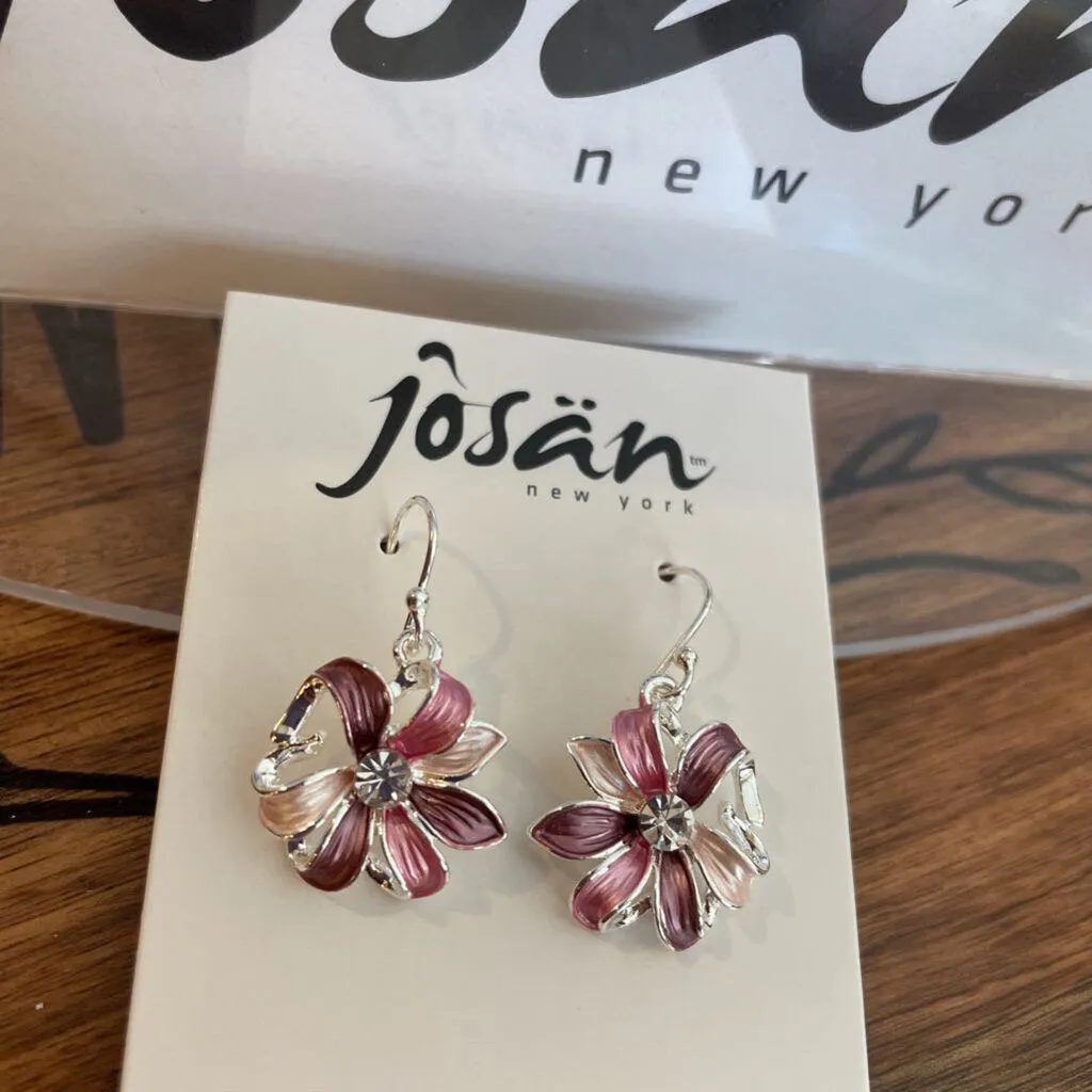 Josan SSW Stargazer Lily w/ Crystal Earrings