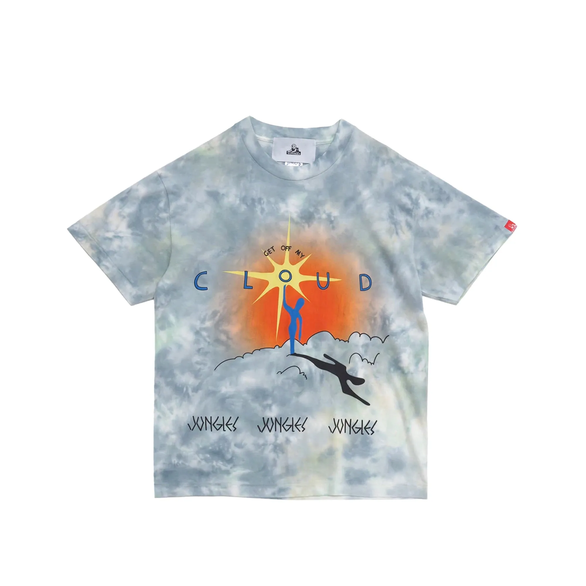 Jungles Mens Get Off My Cloud Tie Dye SS Tee