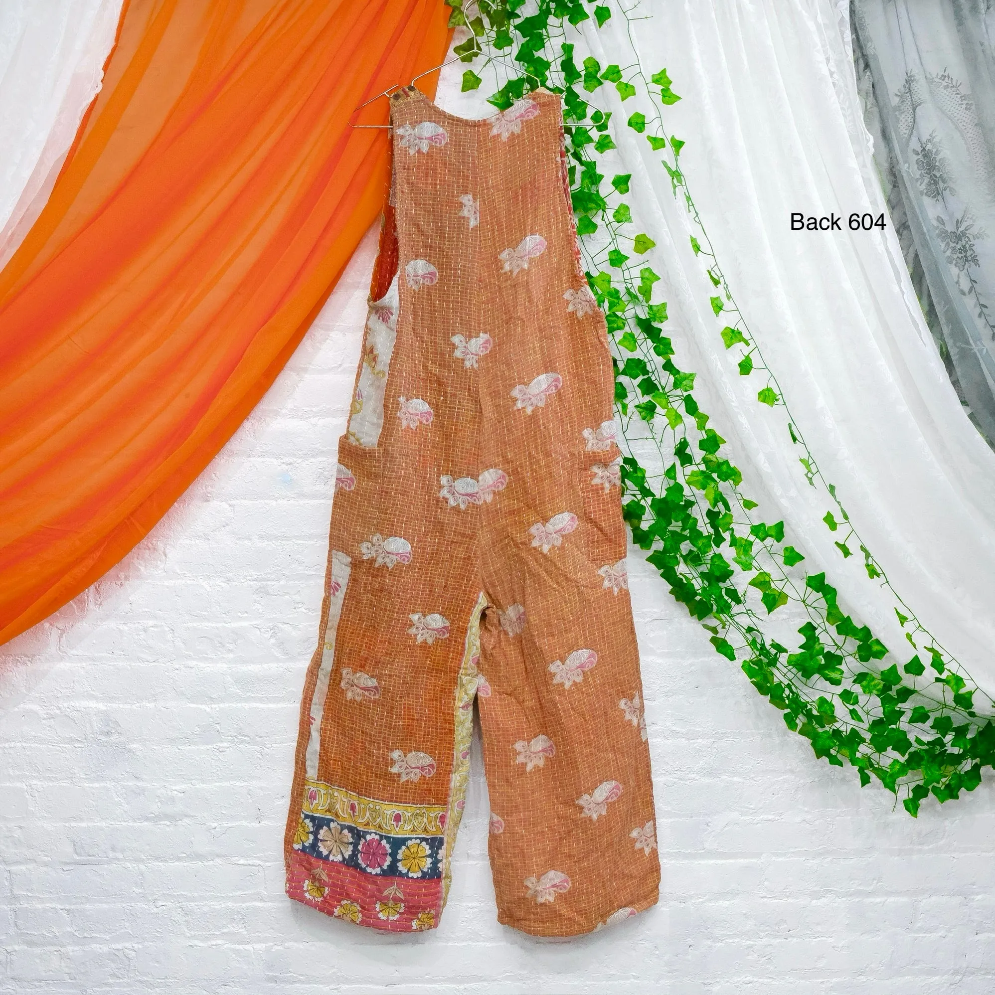 Kantha Wide Leg Jumpsuits