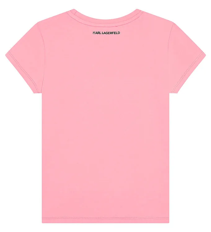 KARL LAGERFELD SS24 Short Sleeve T-shirt with Choupette