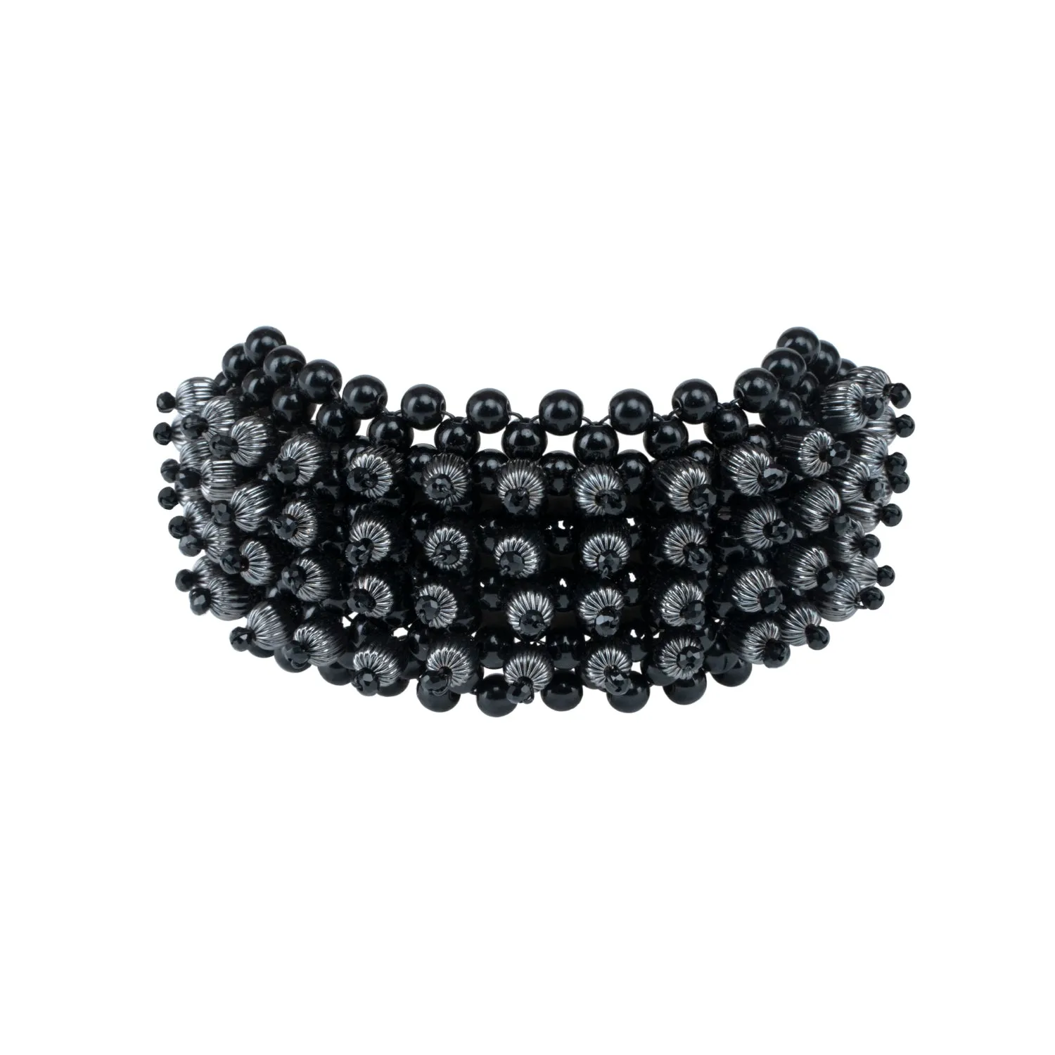 Khutulun 3D Cuff in Jet Black