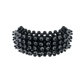 Khutulun 3D Cuff in Jet Black