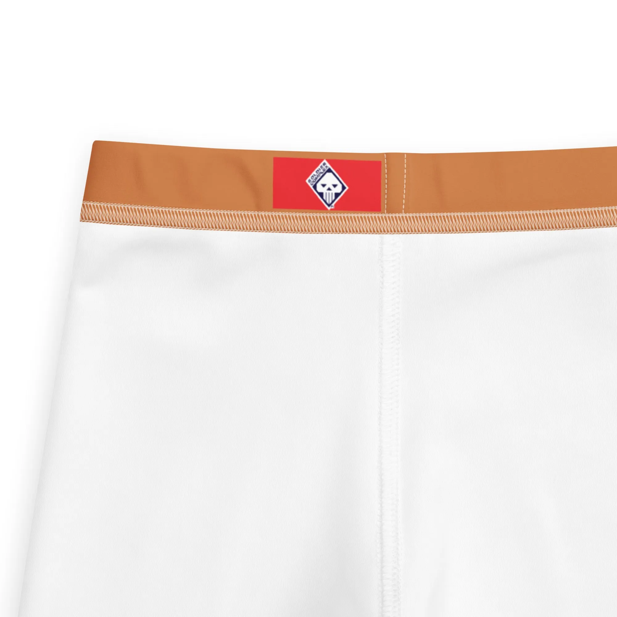 Kid's Boys Jiu-Jitsu Athletic Leggings 007 - Raw Sienna