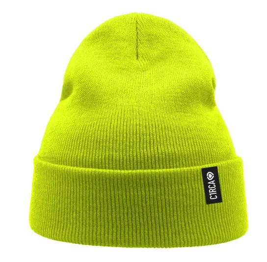 LABEL WIND Beanie - Yellow Fluo