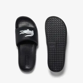 Lacoste Men's Croco 1.0 Synthetic Slides