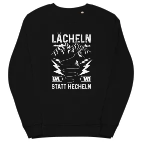 Lcheln statt hecheln - Unisex Premium Organic Sweatshirt