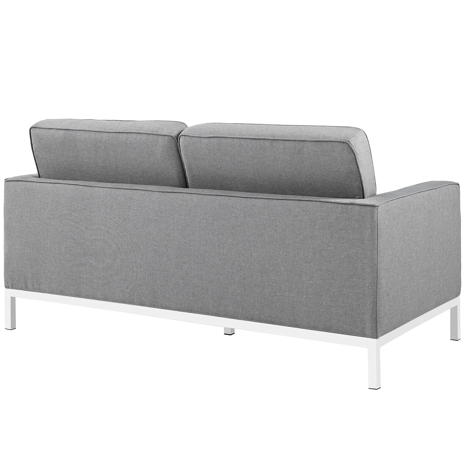 Loft Upholstered Fabric Loveseat