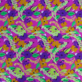 Love Floral Spandex Fabric