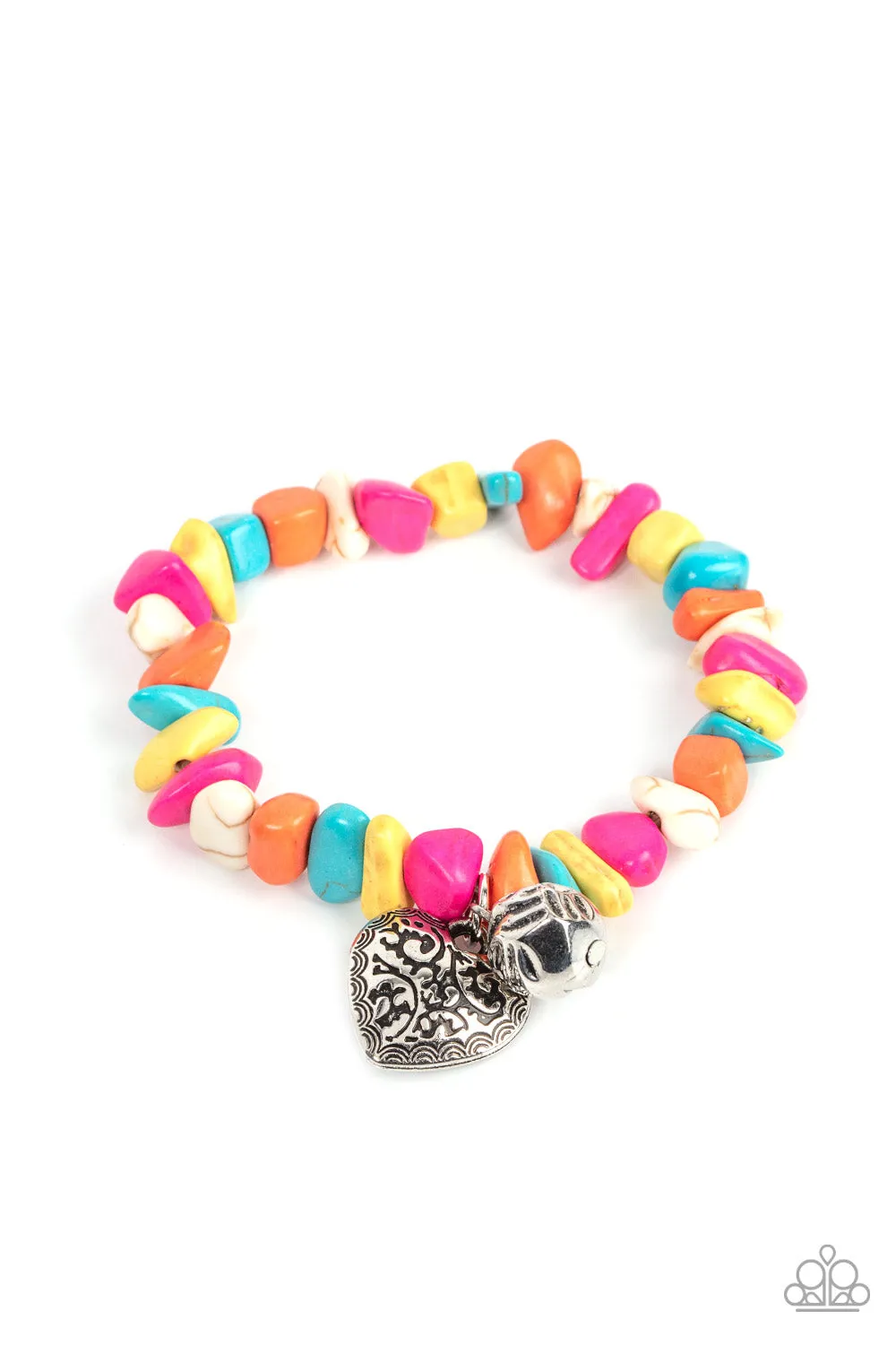 Love You to Pieces - Multi Paparazzi Bracelet